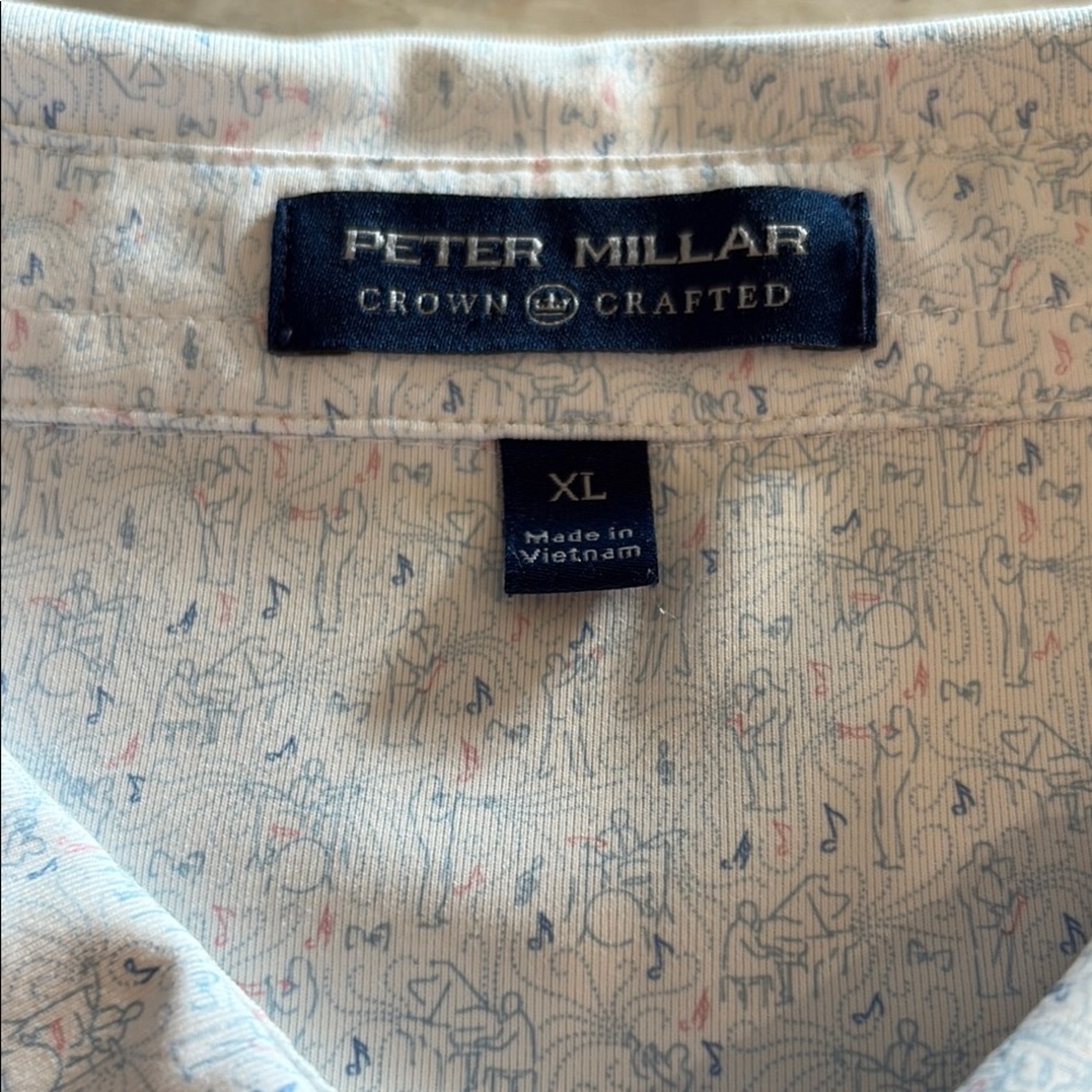 Peter Millar Men's Blue Shirt - Picture 8 of 10